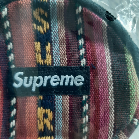 Supreme SS20 Multicolor Woven Stripe Coin Pouch - Picture 3 of 4